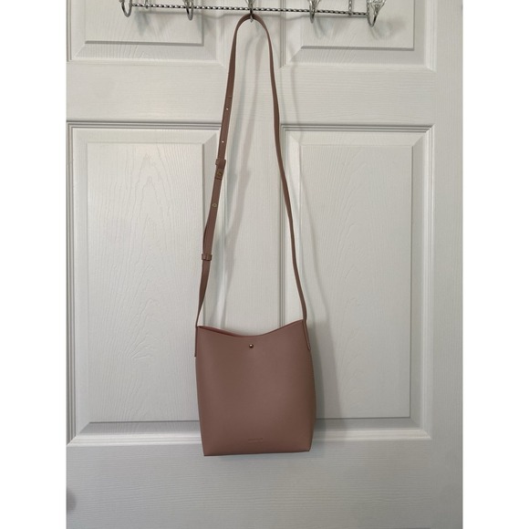 Sara Handbags - Samara‎ Medium Shoulder Bag Peony Blush Pink Crossbody Vegan